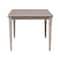 International Concepts Square Solid Wood Top Table, Dining Height, Washed Gray Taupe, 36 W, 36 L, 30 in H, Wood K09-3636-30S - alternate 2
